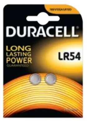 Duracell LR54 Vienkartinė baterija SR54 Šarminis