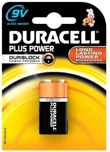 Šarminė Baterija 6LR61 9V Duracell Plus Power