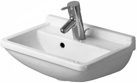 Duravit Rankų praustuvė Starck 3 45x32 cm su persidengimu ir viršutine išpjova