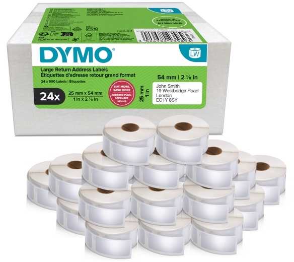 Dymo DYMO 2223589 etykiet do nadruku Baltas