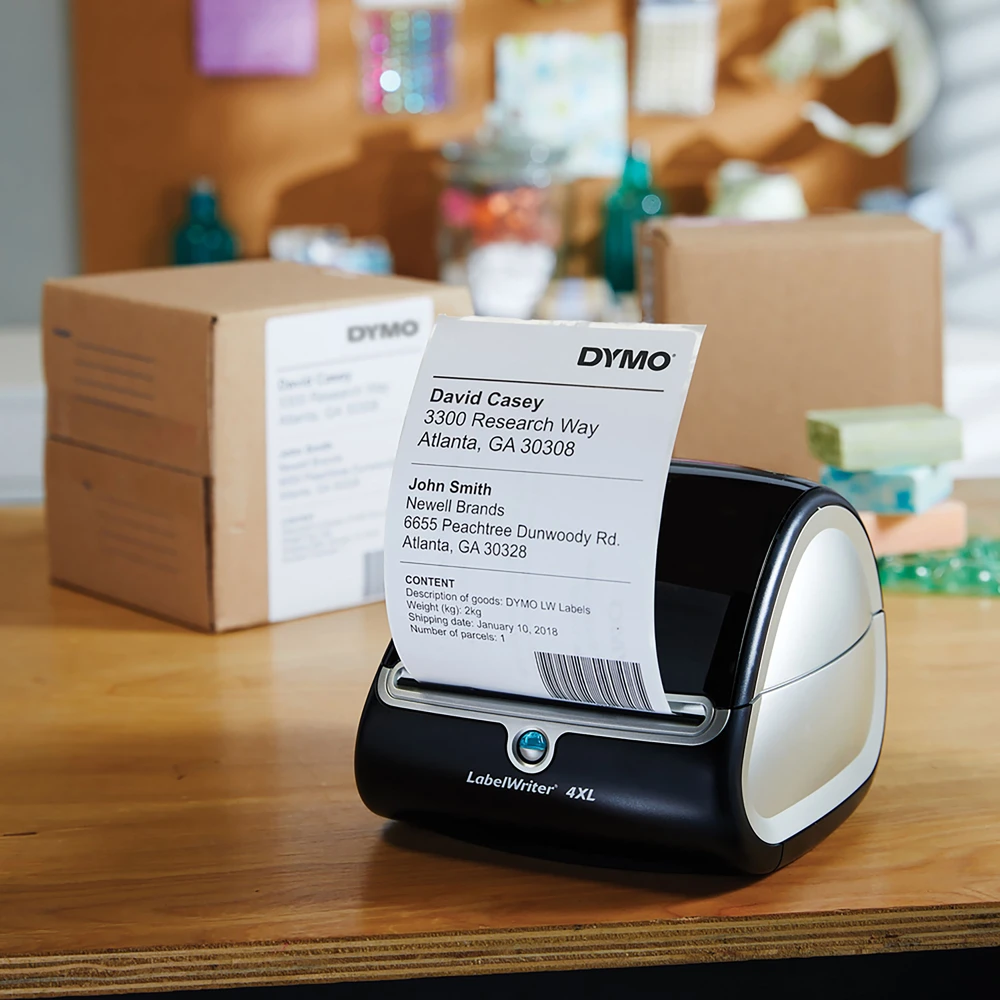 DYMO 2238107 UPS siuntimo etiketės 102 mm x 210 mm, 6 ritinėliai po 140
