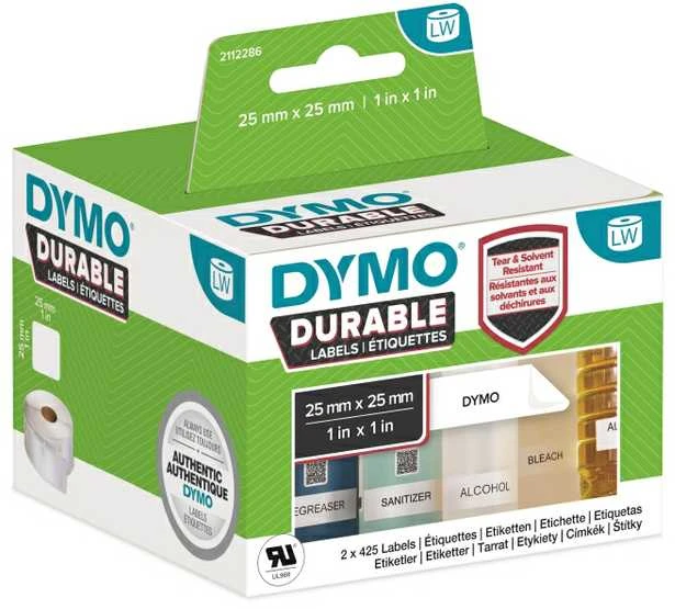 DYMO Durable Balta Lipni spausdintuvo etiketė
