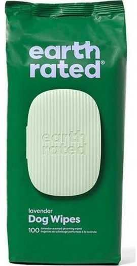 Earth Rated Earth Rated šunų servetėlės kompostui, levandų skonio, 100 vnt.