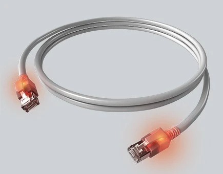 Easylan Patchkabel RJ45 kat. 6A S/FTP 1 m Pilka (CS1OxADAD0010)