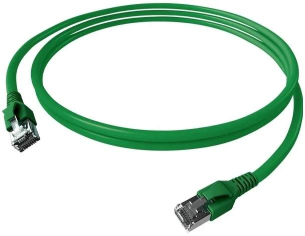Easylan Kabelis krosowy EasyLan FlexBoot Cat.6A, S/FTP, žalia, 0,5 m
