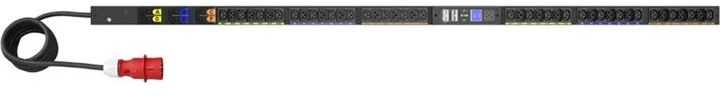 Eaton Corporation „Eaton G4 Rack“ maitinimo blokas su matavimo funkcija, 0U, 39U, IEC-60309 įvestis, 3 m kabelis, 3 fazės, 22 kW, 32 A, 415/240 V, 42 lizdai (24) C13, (18) C39
