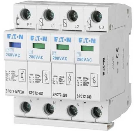 Eaton viršįtampio ribotuvas SPCT2-280-3 + NPE C 3P + N 20kA 167620