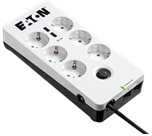 Eaton PB6TUD viršįtampių ribotuvas 6 AC išvestis(ys / čių) 220 - 250 V Juoda, Balta 1,5 m