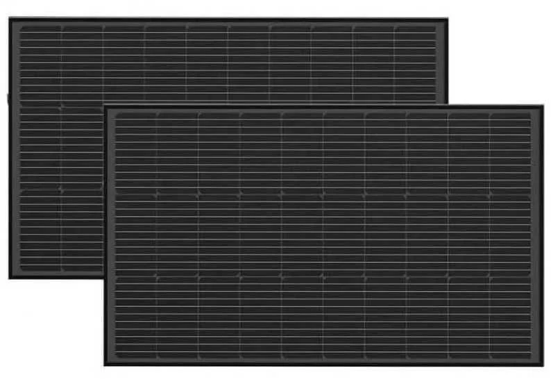 2 „EcoFlow“ 400 W fotovoltinių plokščių rinkinys (tvirtos konstrukcijos)