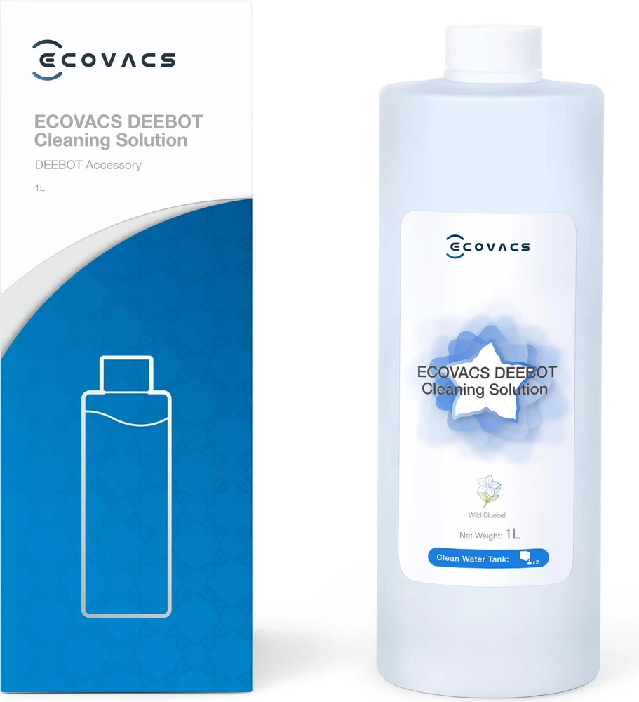 Ecovacs valymo skystis dulkių siurbliams robotams, 1 L