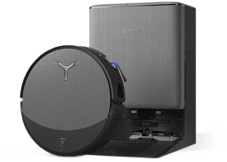 Dulkių siurblys - robotas Ecovacs DEEBOT T90 PRO OMNI, Juodas