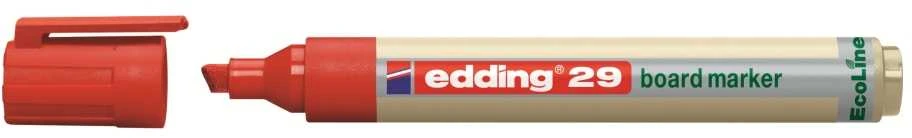 Edding 29 EcoLine, 1 vnt., Raudona, Kalto formos antgalis, Smėlio spalvos, Raudona, Apvali, 1 mm