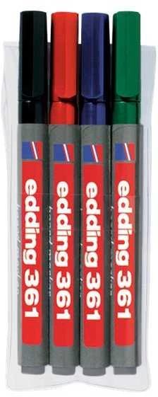 Edding Žymeklis lentoms -361 / 4 s EDTING, 1mm, 4 vnt, spalvų derinys