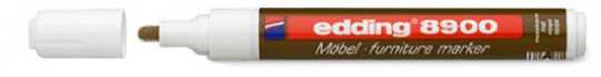 Edding Edding 8900, 1 pc(s), Brown, Fibre tip, Brown, Baltas, Plastic, Round