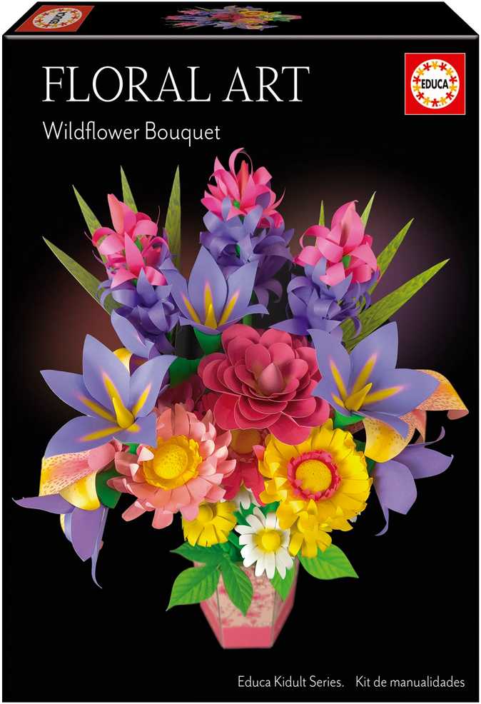 Educa Floral Art Bouquet Of Wild Flowers