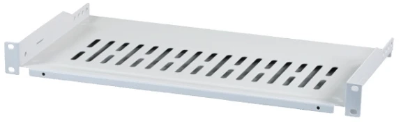 EFB Półka do szafy 19'' EFB-Elektronik 250mm, 1U, perforowana, pilka