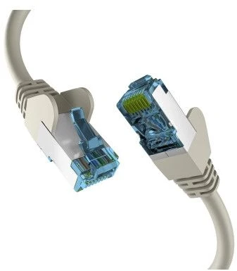 Efb Elektronik M-Cab CAT7 Pilkas 0.15M RAW CABLE RJ45/S/FTP LSZH 10GBIT CU LAN DSL