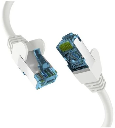 Efb Elektronik M-Cab CAT7 Baltas 0.15M RAW CABLE RJ45/S/FTP LSZH 10GBIT CU LAN DSL