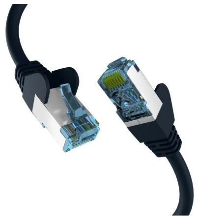 EFB Patchcord Cat.6A/Cat.7, S/FTP, juoda, 30m (EC020200160)