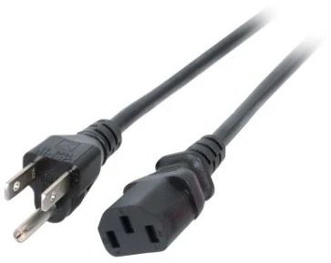 Maitinimo kabelis EFB NEMA 5-15 (US) - C13 1.8m juoda (EK518.1,8)