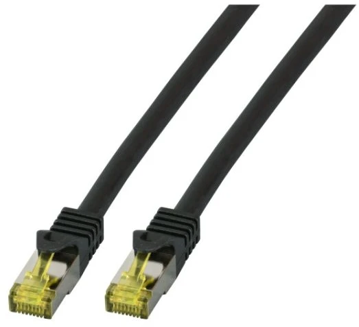 EFB Patchkabel RJ45 Cat.6A S/FTP 0,25 m Juoda (MK7001.0,25B)