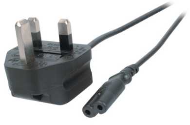 Efb Elektronik Kabelis zasilający OWC 1.0M (39'') C7 2-Pin Power Cord with Type G Wall Plug