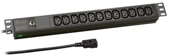 EFB EFB 19'' 1HE Steckdosenleiste für USV 12xC13, Zuleitung C14