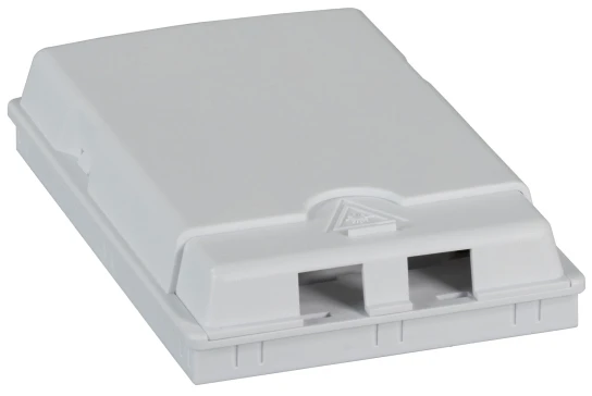 Efb Elektronik EFB Lizdas kliento FTTH vidinis sieninis jungiklis, skirtas 2x SC Simplex/LC Duplex IP20