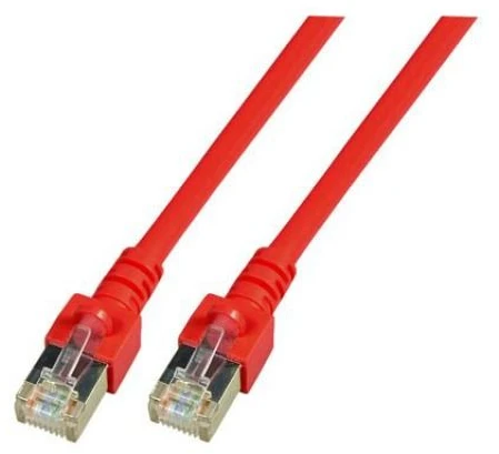 EFB kabelis RJ45 SF/UTP, Cat.5e, PVC, CCA, 25m, raudona
