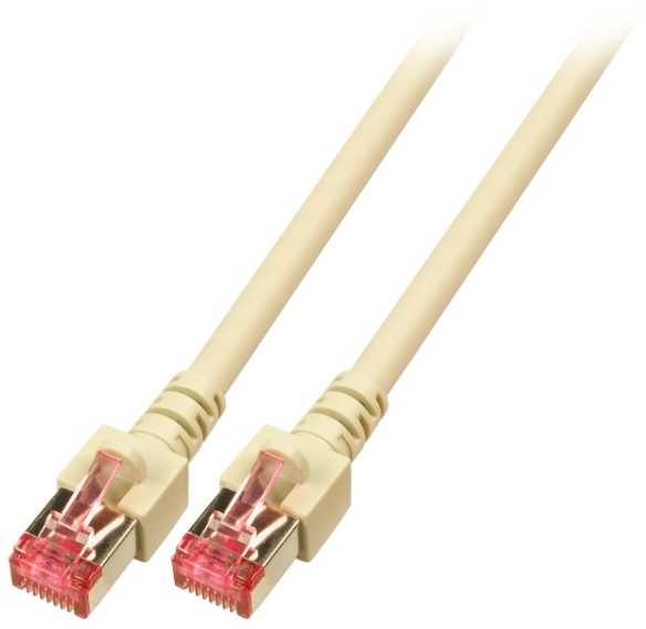 efb Patch kabelis (0.15m, S/FTP, CAT6, LSZH, pilkas)