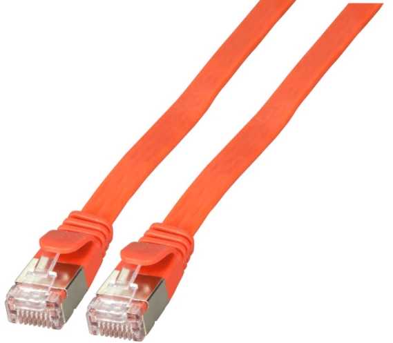 Efb Elektronik EFB Patchcable -25 cm - U/FTP - CAT 6a - flat - red (K5545RT.0,25)