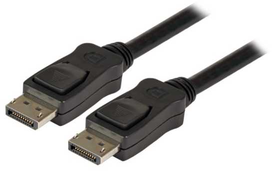 Efb Elektronik Adaptec EFB DisplayPort 1.2 Anschlusskabel 4K60Hz juodas 2m DisplayPort Stecker auf DisplayPort Stecker