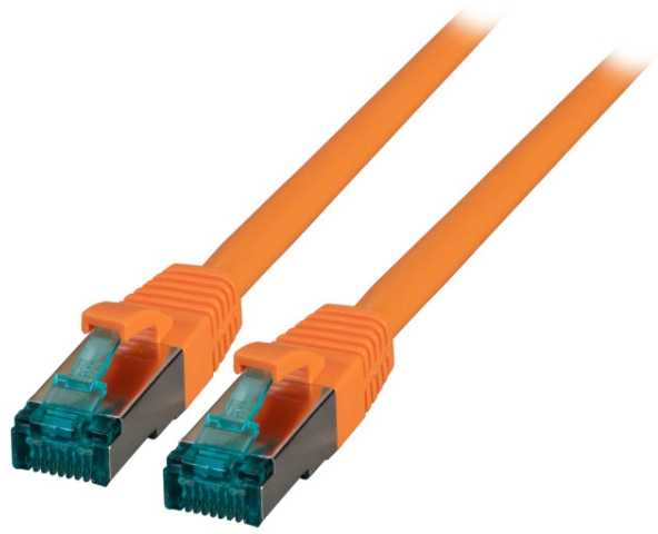 Efb Elektronik EFB EFB RJ45 jungiamasis kabelis S/FTP, Cat.6A, LSZH, 10m, oranžinis