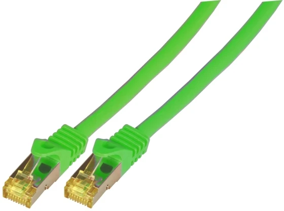 EFB EFB komutacinis kabelis Cat6a S/FTP LSZH su Cat7 daugiakanaliu kabeliu 1,5m GR�N 10 Gigabit Ethernet 600MHz 4x2xAWG26/7 liepsnos laidininkas