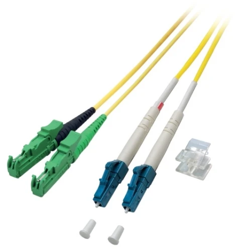 Kabelis Asus EFB Duplex Jumper LC-E2000 9/125, OS2, LSZH, gelb, 3mm,