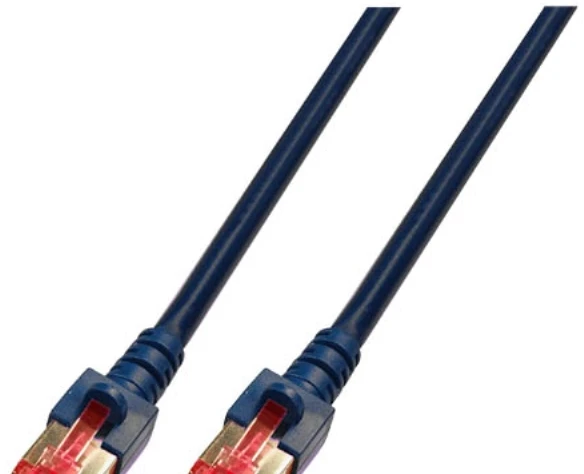 EFB Patchcord, 5m, S/FTP, Cat6, PIMF, juoda (K5515.5)