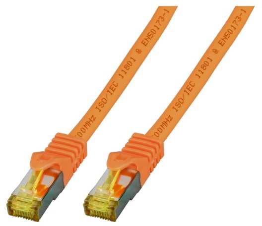 Efb Elektronik EFB EFB komutacinis kabelis Cat6a S/FTP LSZH su Cat7 daugiakanaliu kabeliu 1,5m ORANŽINIS 10 Gigabit Ethernet 600MHz 4x2xAWG26/7 liepsnos laidininkas