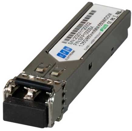 Šakotuvas EFB EFB Elektronik SFP1000SX moduł przekaźników sieciowych Swiatłowód 1250 Mbit/s SFP 850 nm