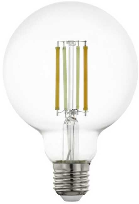 EGLO CONNECT-Z E27 LED G95 – išmanioji rutulinė lemputė su reguliuojama balta šviesa – „Zigbee“, „Matter Thread“