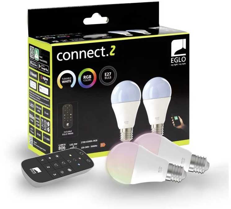 EGLO E27 LED-Z A60 RGB/CCT 11W 1300LM OP