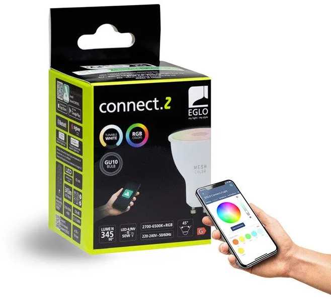 „Eglo“ – CONNECT-Z GU10 RGB + TW – išmanioji LED lemputė su „Zigbee“ ir „Bluetooth“