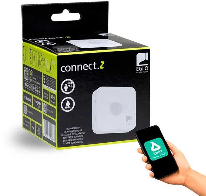 „Eglo Connect-Z“ išmanusis judesio jutiklis – baltas – suderinamas su „Zigbee“ ir „Bluetooth“