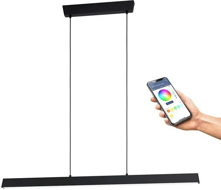 „Eglo“ – „Simolaris-Z“ išmanusis pakabinamas šviestuvas – RGB ir reguliuojamos baltos spalvos – „Zigbee“ ir „Bluetooth“