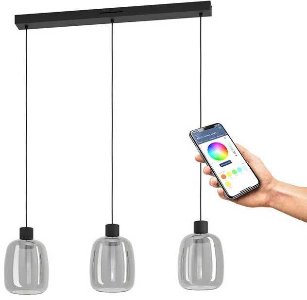 EGLO MOLOCHIO-Z, Juoda, Plieninė, Universali, IP20, II, LED