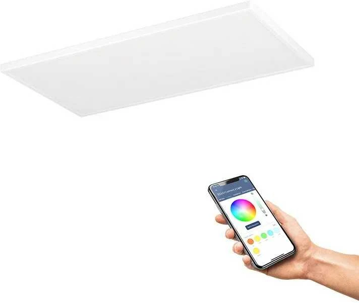 EGLO ROVITO-Z LUBINIS ŠVIESTUVAS 570X300 RGB/CCT 21W 3000LM IP44 BALTA