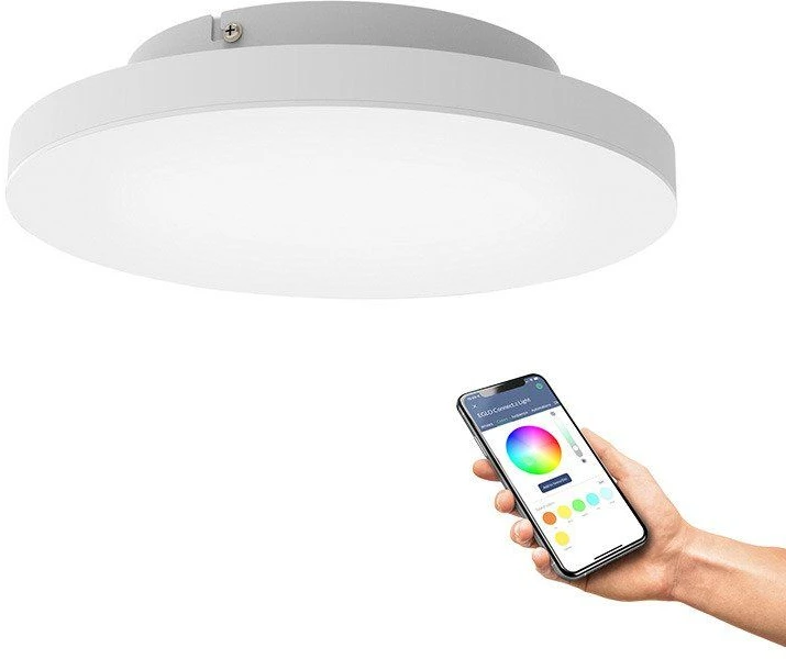 „Eglo Turcona-Z“ lubinis šviestuvas Ø30 – išmanusis LED apšvietimas su RGB ir reguliuojamo baltumo spalvomis