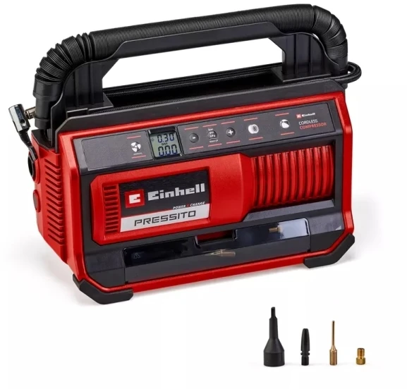 Akumuliatorinė oro pompa Einhell PRESSITO SOLO 18/25; 18 V (be akumuliatoriaus ir pakrovėjo)