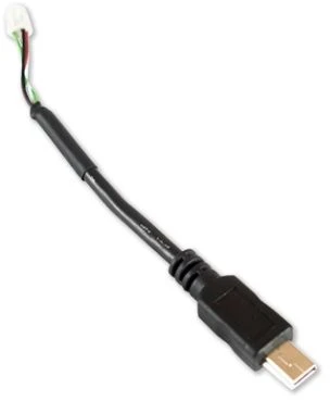 ELATEC CAB-M1, 0,12 m, Mini-USB B, juodas