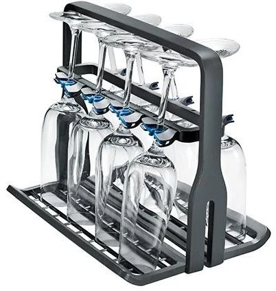 Electrolux 9029795540, Vyno taurės laikiklis, Juodas, 8 vnt., 220 mm, 330 mm, 260 mm
