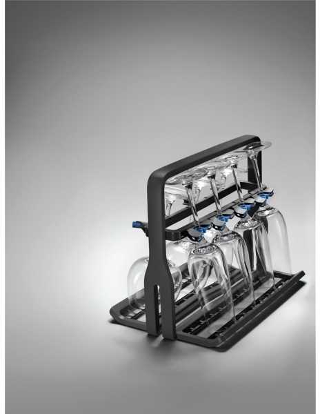 Electrolux 9029795540, Vyno taurės laikiklis, Juodas, 8 vnt., 220 mm, 330 mm, 260 mm